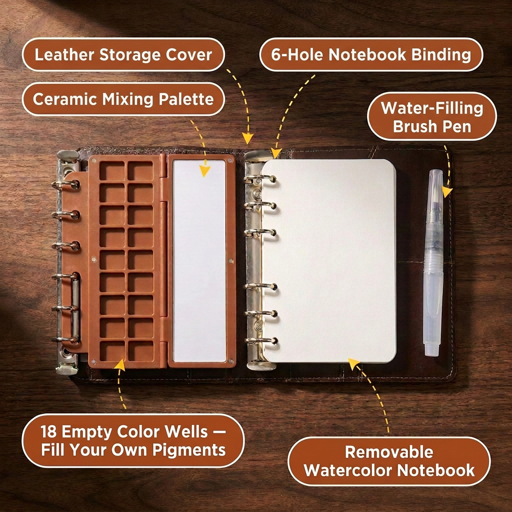 Kyoris Portable Watercolor Sketchbook — photo 9 (placeholder, needs replacing before launch)